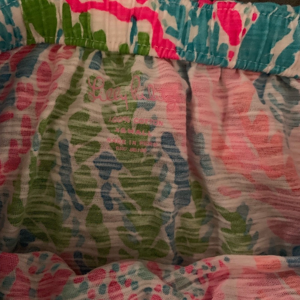 Lily Pulitzer strapless shirt (RARE PRINT) - Picture 2 of 3